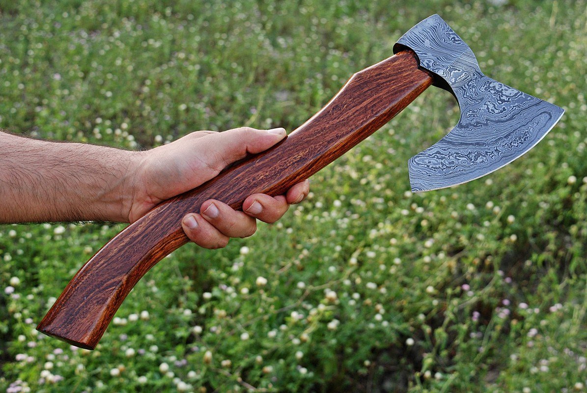 Damascus Steel Axes