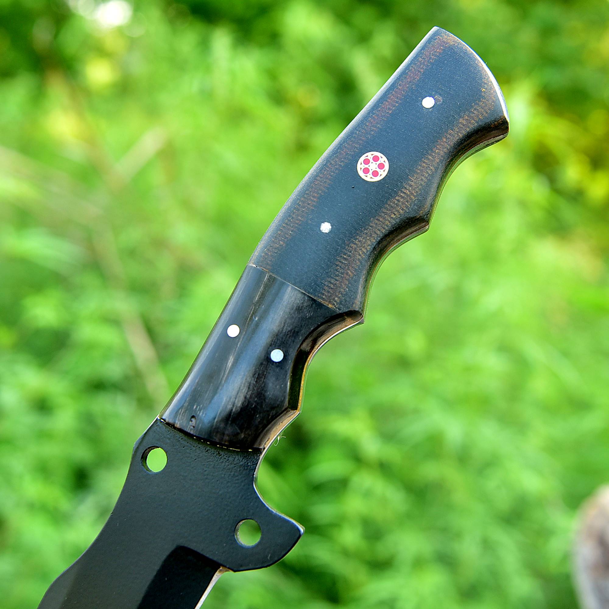 Night Raider Tactical Fixed Blade Knife – Matte Black Serrated Survival Blade with Ergonomic Grip {FREE GIFT}