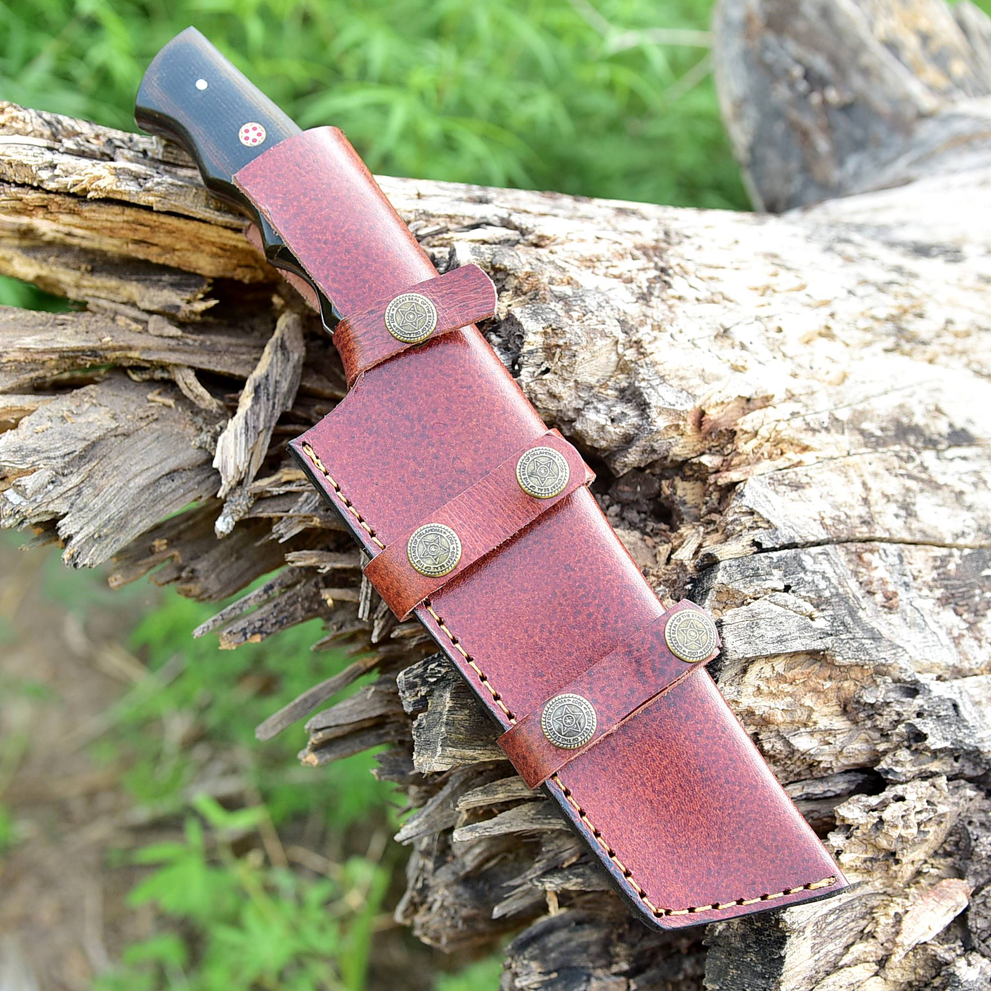 Night Raider Tactical Fixed Blade Knife – Matte Black Serrated Survival Blade with Ergonomic Grip {FREE GIFT}